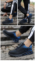 Zapatos de seguridad para el trabajo para hombre, calzado especial antipinchazos, antideslizante, para exteriores, para construcción - details 15