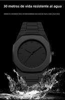 Reloj Unisex de Diseño Nórdico Cuarzo Ultraligero 51g, Resistente al Agua 30M, Caja de Plástico Premium con Estuche Negro y Destornillador para Personalización - details 6