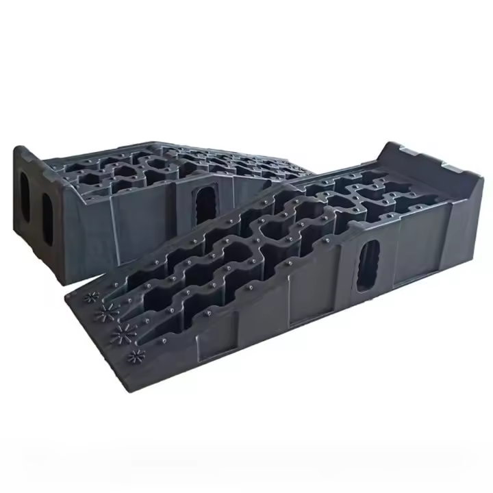 Set de Escalera de Coche de Alta Resistencia Plataforma de Elevación para Autoreparación de 7.25tons/16000lbs Surface de Acero - 1