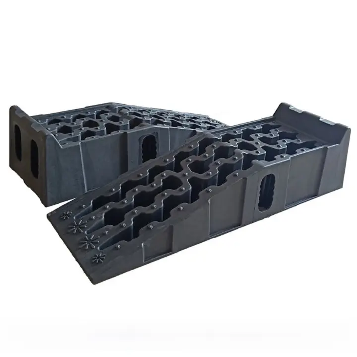Set de Escalera de Coche de Alta Resistencia Plataforma de Elevación para Autoreparación de 7.25tons/16000lbs Surface de Acero - 1