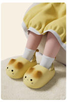 Zapatillas para niños de interior, terciopelo grueso, cálido, impermeable, zapatos de algodón para niños de dibujos animados - details 7