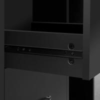 Cajonera de Escritorio Móvil con 2 Cajones Organizador de Archivos A4 Seguro y Llave - details 5
