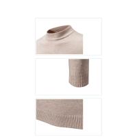 Suéter Casual de Hombre Primavera Moda Básica Sólida Cuello Mock Ajustado Comodidad Tejido de Otoño para Mujeres Material Exterior Viscosa - details 5