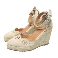 Sandalias de tacón de cuña de verano para mujer - details 0
