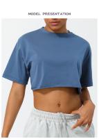 Camiseta Deportiva de Algodón Manga Corta, Polo, Material de Nylon, para Entrenamiento, Transpirable, Cómoda, Monos de Primavera/Verano - details 2