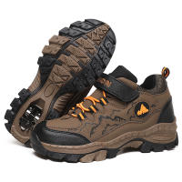 Zapatos de senderismo para niños de alta calidad, zapatos cálidos antideslizantes de lana para exteriores para niños y niñas, botas de nieve impermeables cómodas para invierno - details 15