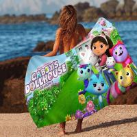 G-Gabbys D-Dollhouse Toalla de anime Toallas de baño coloridas para niña Microfibra Rápida personalizada Arena Libre Playa Yoga Spa Gimnasio Piscina - details 5