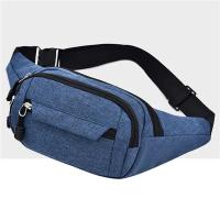 Cintura universal para hombres y mujeres Bolso cruzado de moda de color sólido - details 24