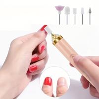 Kit de Cuidado de Uñas 5 en 1, Taladro Eléctrico Recargable por USB con Luces LED Coloridas, Sin Olor, Perfecto - details 4