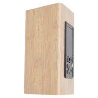 Reloj electrónico Triangular LED de madera, despertador Digital de temperatura y humedad, USB/AAA, Decoración de mesa de dormitorio - details 31