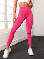 Body deportivo liso sin costuras de verano para mujer de cintura alta, pantalones de yoga Fiess con letras que levantan la cadera, monos de entrenamiento - details 11