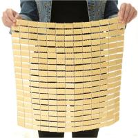 Alfombrilla de asiento fresca de verano, cojín de asiento de bambú con forma de Mahjong de alta ventilación, suministro de sueño para oficina, funda cuadrada para silla de refrigeración, sofá - details 10