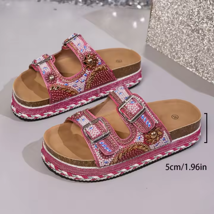 2025 verano nuevo Zapatos de mujer de verano zapatillas de moda sandalias zapatos casuales de mujer. - 1