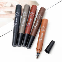 Lápiz líquido para cejas, sin decoloración delineador de cejas, maquillaje diario, 4 puntas - details 7