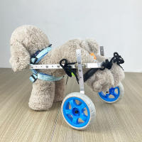 Silla de ruedas para perros con discapacidad, elevador de extremidades traseras para mascotas, carrito de aleación de aluminio, Osito de pelo dorado, asistencia para piernas traseras, soporte para ejercicio, andador - details 15
