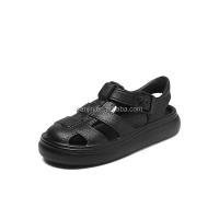 Nuevo 2025 zapatos para niños sandalias con diseño de hebilla clásica para niños niñas, sandalias suaves y cómodas, zapatillas, escuela 26 - details 4