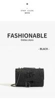 Bolso Cruzado de Lentejuelas para Mujer Bolso de Mano Casual con Correa de Cadena - details 4