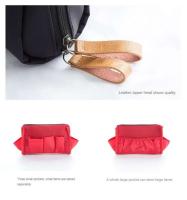Bolsa de cosméticos de estilo coreano para mujer, bolsa de aseo impermeable, organizador de maquillaje, novedad de 2024 - details 6
