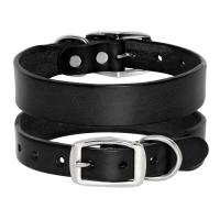 genuino mascotas pequeños, medianos grandes, Collar cuero duradero ustable para perros y cachorros, conjunto de correas XS-XL - details 5