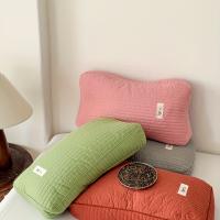 Almohada de Soporte para el Cuello con Cáscara Completa de Trigo Sarraceno y Hierbas Naturales - Lavable a Mano, Núcleo Duro, Diseño Acolchado Rosa para Hogar, Residencia Universitaria, Hombres y Mujeres, Alivio de la Columna Cervical y Ayuda al Sueño - details 7