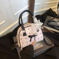 Bolso de bolos con lazo elegante estilo Ins, bolso de hombro con cintas pequeñas y versátiles, bolsos de ocio dulces para mujer y niña - details 3