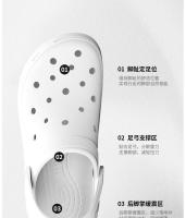 Zuecos de mujer de nuevo estilo para todas las estaciones, zapatos informales antideslizantes para exteriores con suela gruesa y aumento de altura - details 9