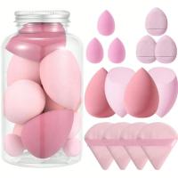 Conjunto de licuadora de belleza de color sólido, huevo de maquillaje de huevo de maquillaje de soplo de botella de deriva - details 6