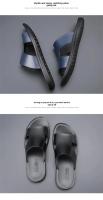 Zapatillas de Moda para Hombre Únicas, Resistentes al Desgaste, Antideslizantes, Estilo Coreano, Ropa Informal Versátil de Fondo Suave - details 21