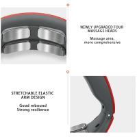 Masajeador De Espalda Cervical EMS Eléctrico Con 6 Modelos Y 9 Velocidades Relajación Automática De 4 Máquinas Para El Cuello Material ABS+Acero Inoxidable Rojo Y Blanco - details 4