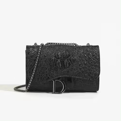 Bolso Cruzado de Lentejuelas para Mujer Bolso de Mano Casual con Correa de Cadena - 1