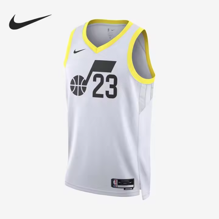 /Leten Utah Jazz Camiseta de baloncesto deportiva transpirable para hombre DN2097-108 - 1