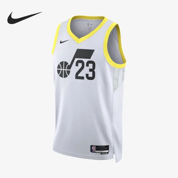 /Leten Utah Jazz Camiseta de baloncesto deportiva transpirable para hombre DN2097-108 - 1
