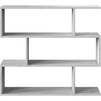 Estantería Baja Salon Comedor , Libreria Oficina, Separador Ambientes, Color Roble Canadian, Medidas: 110 cm (Ancho) x 97 cm (Alto) x 25 cm (Fondo) - details 5