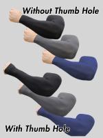 1 Par de Mangas Tallas Grandes Elásticas y Transpirables para Cubrir Tatuajes, Ampliadas y Extendidas para Ciclismo y Motociclismo - details 0