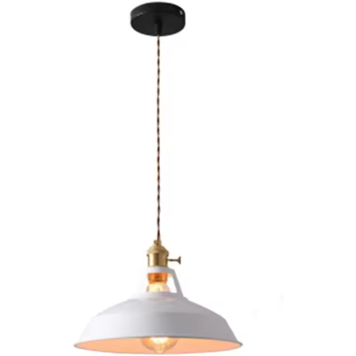 Lámpara colgante colorida industrial Retro para cocina, restaurante, sala de estar, dormitorio, lámpara colgante vintage decorativa para el hogar - 1