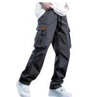 Nuevos Pantalones De Trabajo Para Hombre 2025 Estilo Europeo Y Americano Pantalones Casuales Rectos Con Bolsillos Para Hombre - details 8