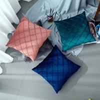 Funda de Almohada de Terciopelo de Color Sólido 45x45cm Ideal para Decoración de Sala de Estar - details 0