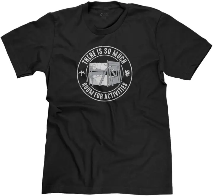 Camiseta de parodia para hombre, hay mucho espacio para actividades - 1