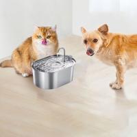 Fuente de agua para Gato inteligente de 3,2 L, dispensador automático de agua para mascotas de bajo ruido, bebedero de agua ovalado de gran capacidad para vacaciones - details 4