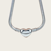 Modelo básico de pulsera de hueso de serpiente para mujer de moda de acero inoxidable - details 3