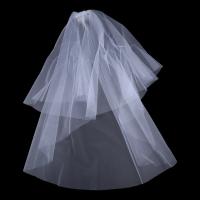 Velo de primera comunión para niñas de flores con lazo blanco santo para encaje con diamantes de imitación, peineta para el pelo para niños, tocado para fiesta de boda - details 6