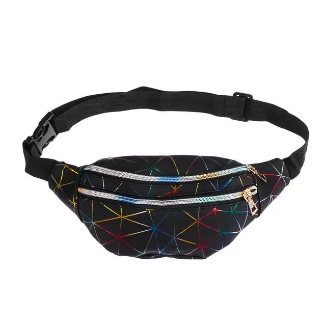 Bolso tipo cartera con patrones geométricos - 1
