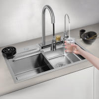 Fregadero de cocina de acero inoxidable Diseño único de un solo cuenco - details 7