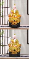 Estatua de Yuanshi Lingbao Tianzun del Señor Supremo de 12, 16 pulgadas y 19 pulgadas, y adorno presentado - details 1