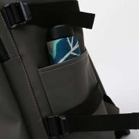 Mochila de gimnasio de viaje para mujer, bolso de mano de gran capacidad, deportivo, personalizado, seco, impermeable, de PU, con compartimento para zapatos - details 5