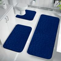 Juego de 3 Alfombras de Baño de Almohadilla de Grijear Suaves y Cómodas para Uso en Baños - details 2