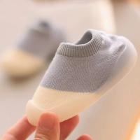 Zapatos de primeros pasos para bebé, niño pequeño, niño y niña, suela de goma suave, zapatos casuales descalzos, botines de punto antideslizantes - details 1