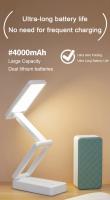 Lámpara de escritorio LED plegable, batería recargable, Protector ocular específico, lámpara de mesa portátil de gran capacidad, luces nocturnas LED - details 4