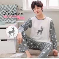 Conjunto de Pijamas para Hombres Grande Pantalones Largos con Mangas Largas - details 13