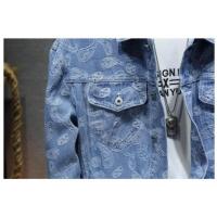 Chaqueta vaquera de color puro para hombre, abrigos informales diarios con solapa de un solo pecho, novedad de verano - details 16